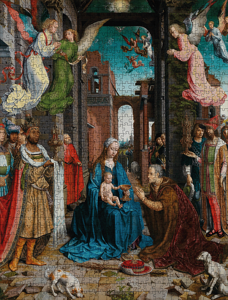 The Adoration of the Kings - National Gallery 1000 Piece Jigsaw Puzzle