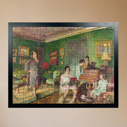 Madame Andre Wormser and her Children - National Gallery 1000 Piece Jigsaw Puzzle