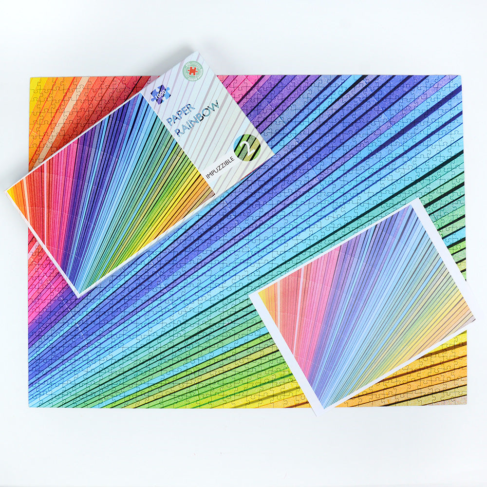 Paper Rainbow - Impuzzible No.2 - Impuzzible 1000 piece