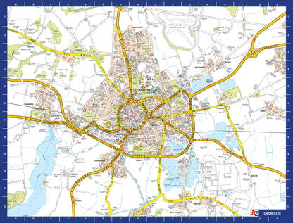 A to Z Map of Chichester 1000 Piece Jigsaw