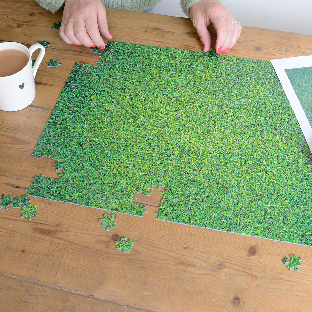 Natural Grass - Impuzzible No.7 - 1000 or 500 Piece Jigsaw Puzzle