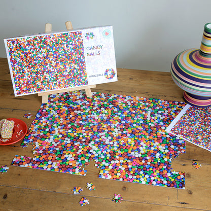 Candy Balls  - Impuzzible No.8 - 1000 or 500 Piece Jigsaw puzzle