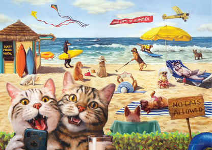 No Cats Allowed by Lucia Heffernan 500XL Lenticular Piece Jigsaw Puzzle