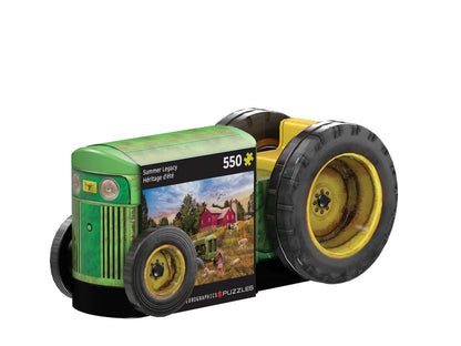 Vintage Tractor Shaped Tin 550 Piece Jigsaw Puzzle