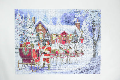 Santa's Visit 1000 Piece Jigsaw Puzzle