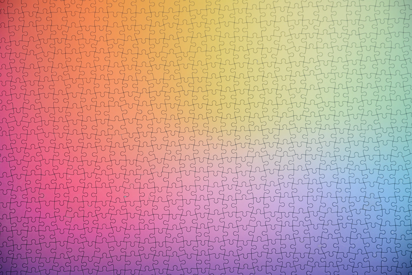 Blurry Rainbow  - Impuzzible No.18- 1000 Piece Jigsaw Puzzle