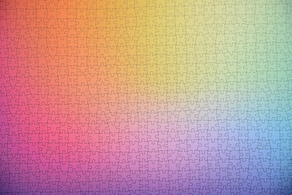 Blurry Rainbow  - Impuzzible No.18- 1000 Piece Jigsaw Puzzle