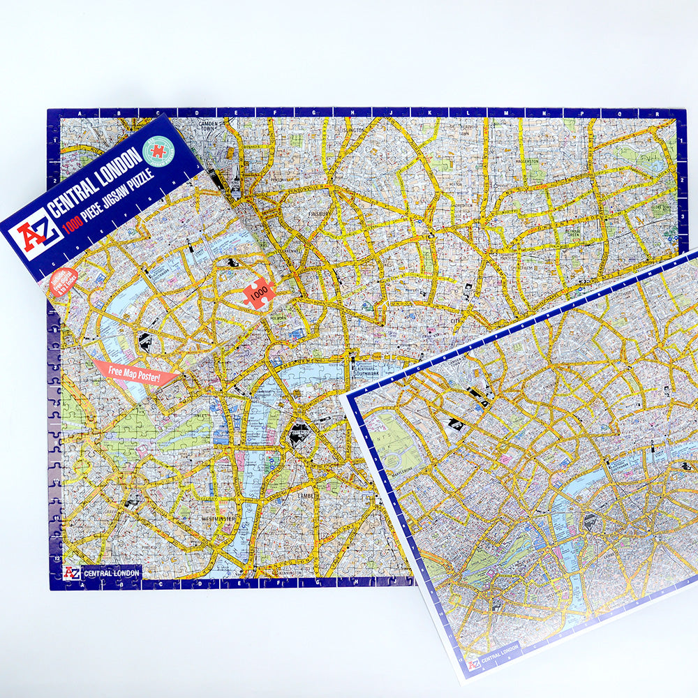 A to Z Map of  London 1000 Piece Jigsaw