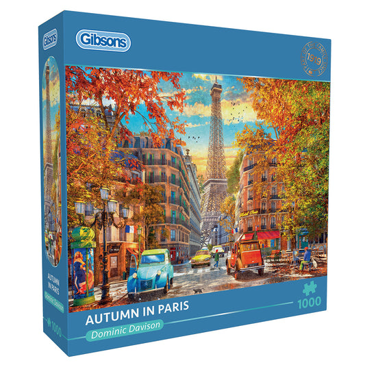 Autumn in Paris 1000 Piece Jigsaw Puzzle