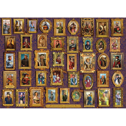 Monarchs of England 1000 Piece Jigsaw Puzzle