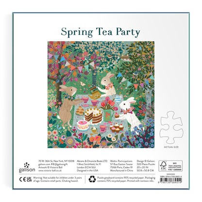 Spring Tea Party 500 Piece Foil Puzzle