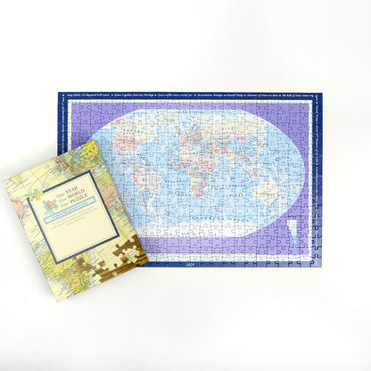 Personalised World Map 400 Piece Puzzle