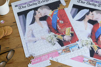 Personalised "The Telegraph" Front Page 400 Piece Jigsaw Puzzle