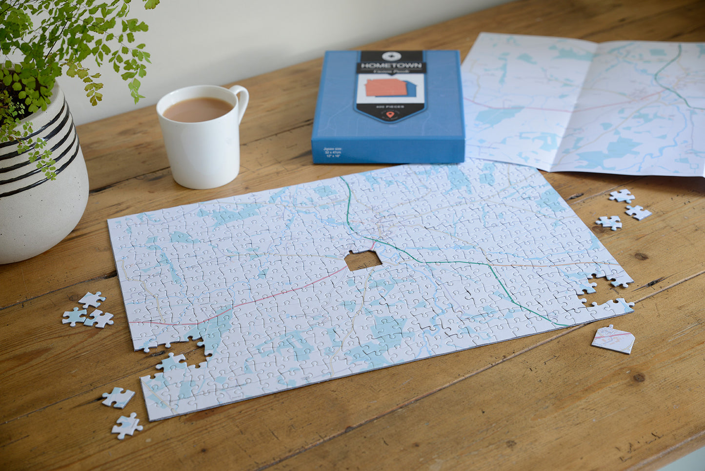 "My Hometown" Personalized US Map Puzzle