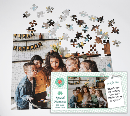 Personalised 200 Piece Photo Jigsaw