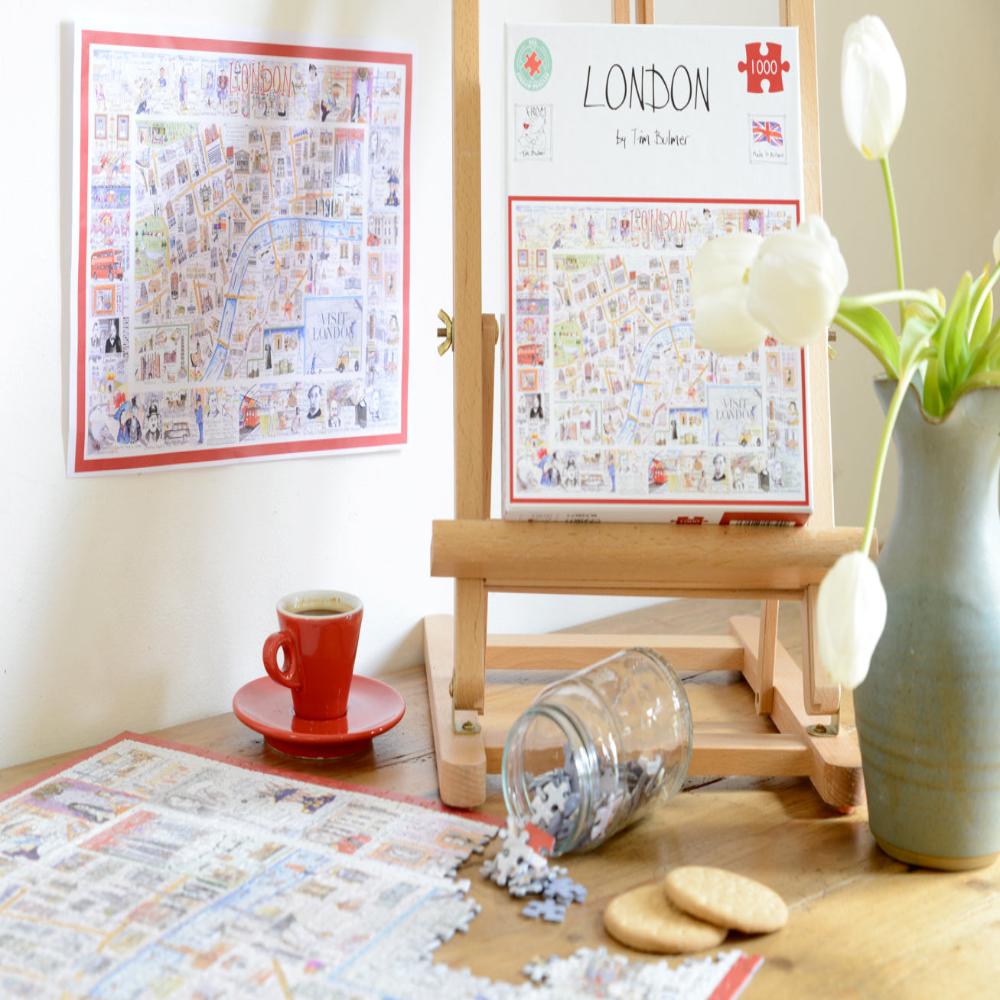 Tim Bulmer's Map of London 1000 Piece Jigsaw Puzzle Lifestyle 3