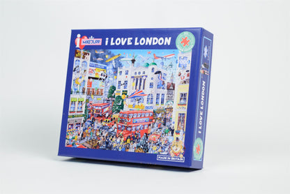 Mike Jupp I Love London 1000 Piece Jigsaw Puzzle