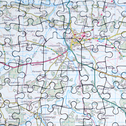 Hometown Map Jigsaw Puzzle