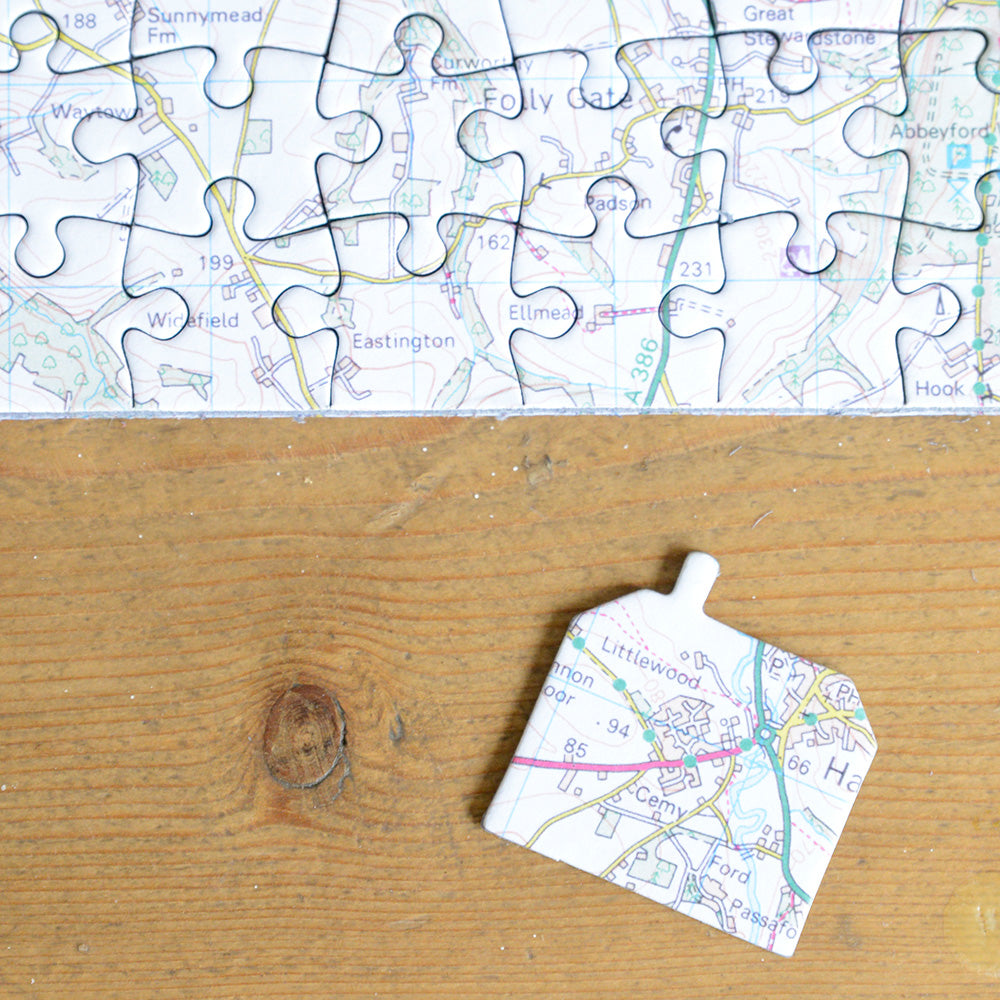 Hometown Map Jigsaw Puzzle