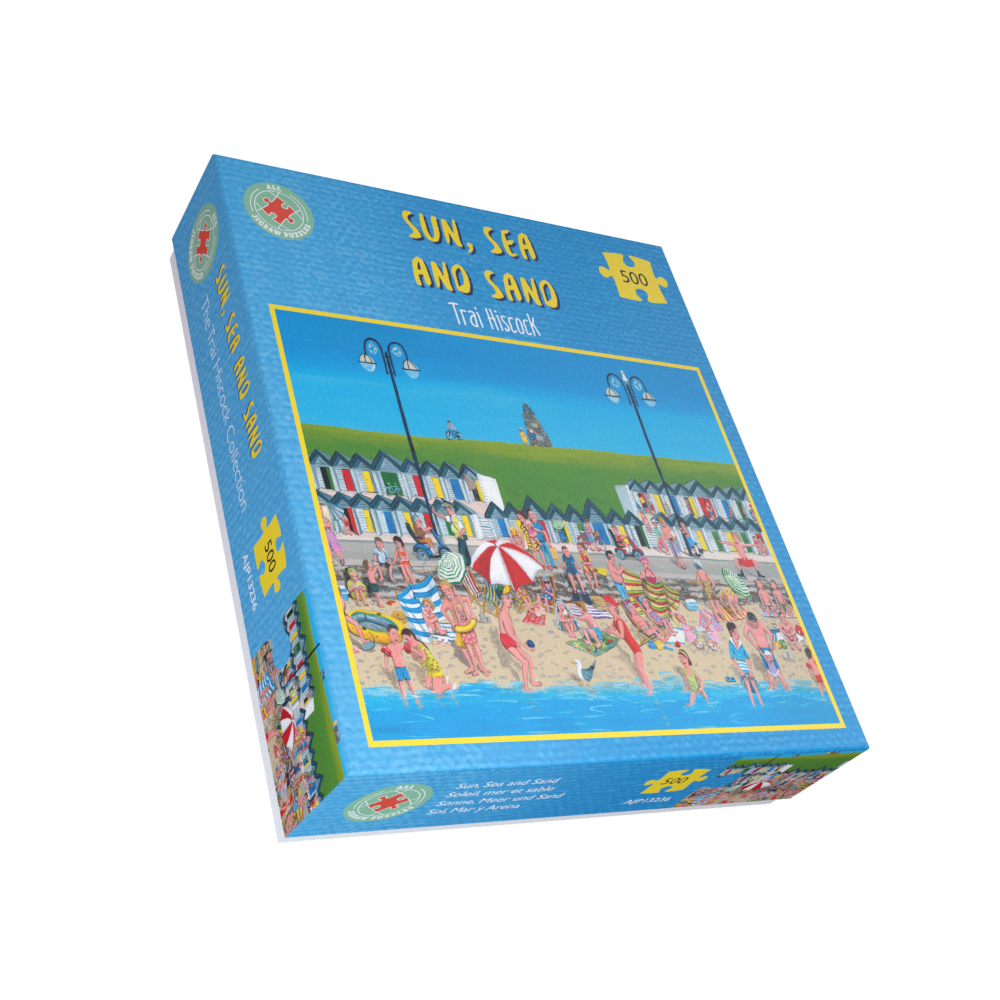 Trai Hiscock - Sun, Sea and Sand 500 Piece Jigsaw Puzzle