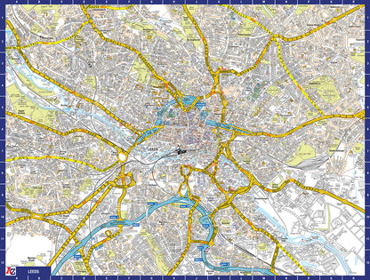 A to Z Map of  Leeds 1000 Piece Jigsaw