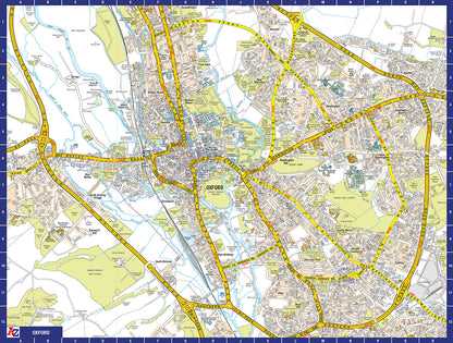 A to Z Map of  Oxford 1000 Piece Jigsaw