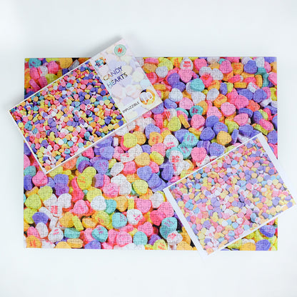 Candy Hearts  - Impuzzible No.10   - 1000 Piece Jigsaw Puzzle