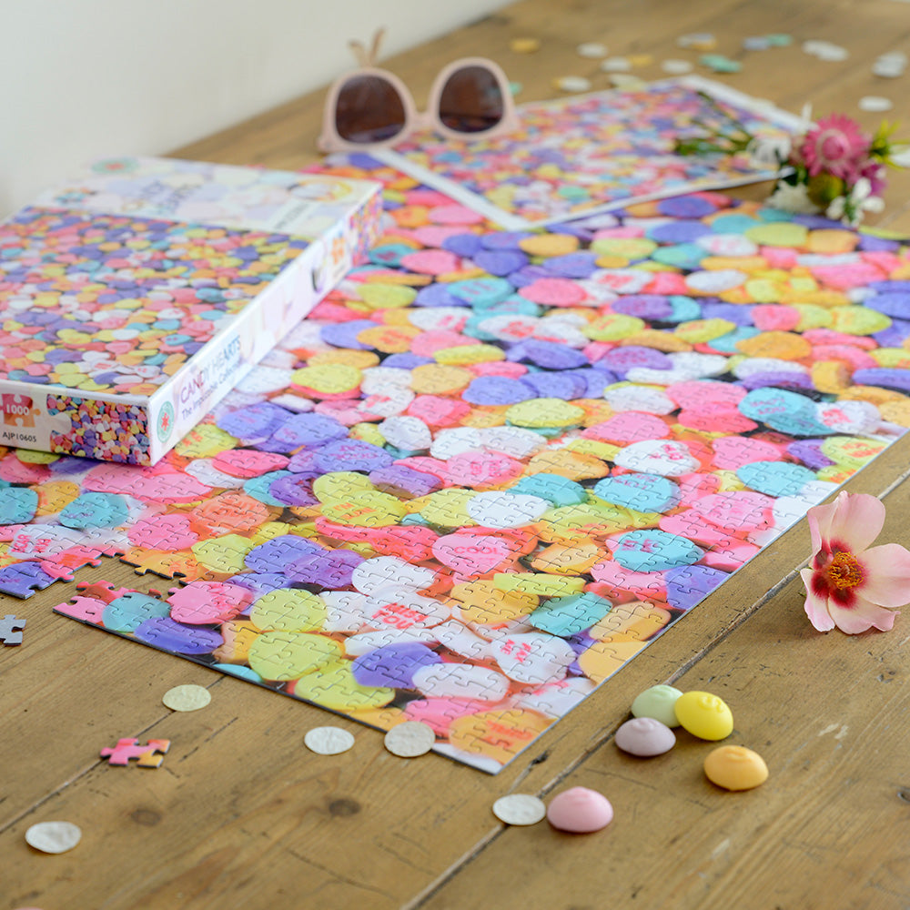 Candy Hearts  - Impuzzible No.10   - 1000 Piece Jigsaw Puzzle