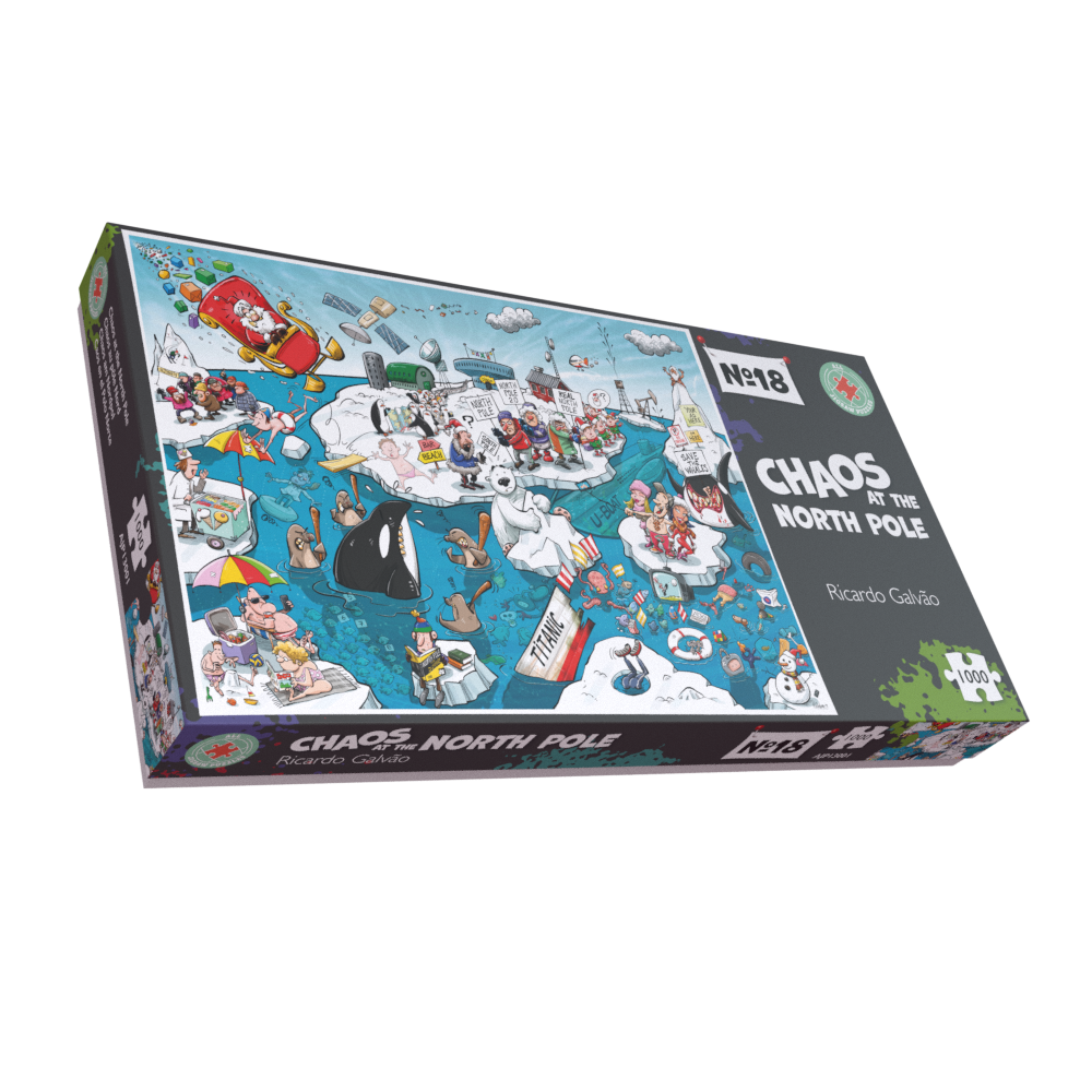 Chaos at the North Pole - No.18 1000 Piece Jigsaw Puzzle