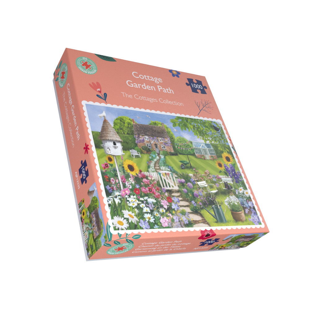 Cottage Garden Path 1000 Piece Jigsaw Puzzle