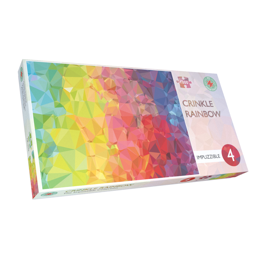 Crinkle Rainbow - Impuzzible No.4 - Impuzzible Jigsaw Puzzle