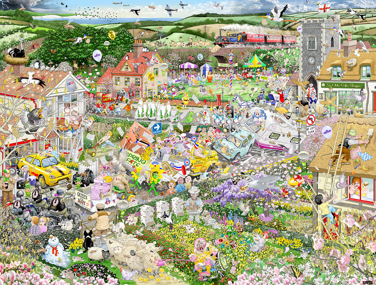 Mike Jupp I Love Spring Too - 1000 Piece Jigsaw Puzzle