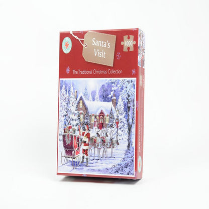 Santa's Visit 1000 Piece Jigsaw Puzzle Box 2 