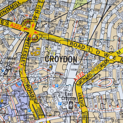 A to Z Map of Croydon 1000 Piece Jigsaw