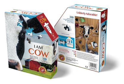 I am Cow 300 Piece Shaped Jigsaw Puzzle