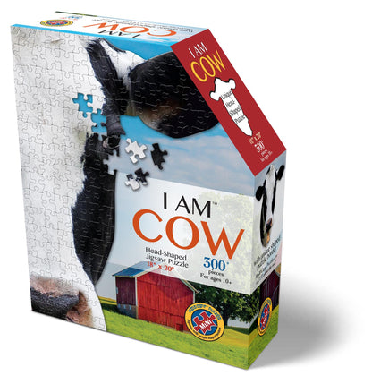 I am Cow 300 Piece Shaped Jigsaw Puzzle