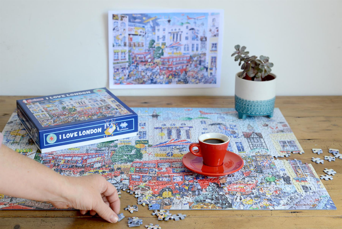 Mike Jupp I Love London 1000 Piece Jigsaw Puzzle