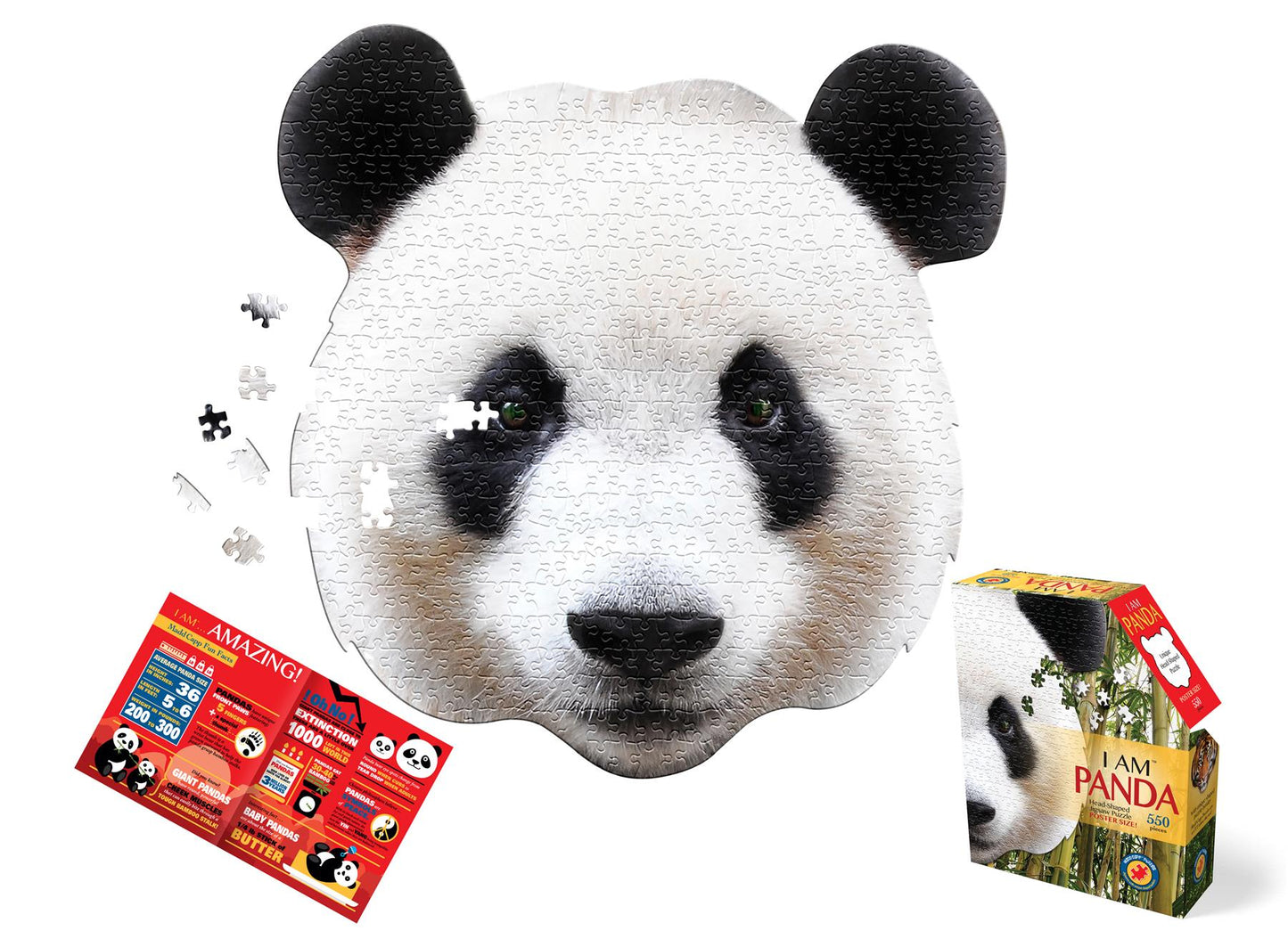 I am Panda 550 Piece Shaped  Jigsaw Puzzle