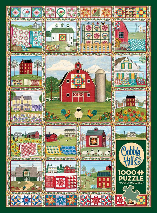 Quilt Country 1000 Piece Jigsaw Puzzle