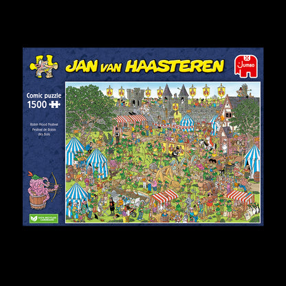 Jan Van Haasteren Robin Hood Festival 1500 Piece Jigsaw Puzzle