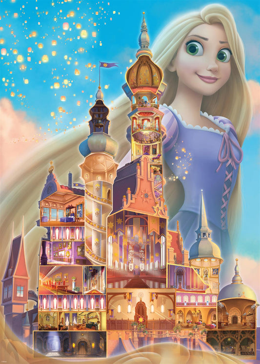Disney Rapunzel Castle 1000 Piece Jigsaw Puzzle