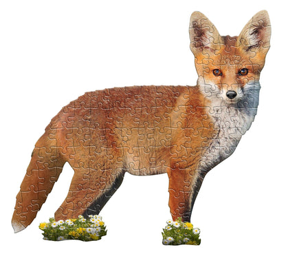 I am Fox 100 Piece Shaped Jigsaw Puzzle