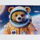 Teddy In Space 100 Piece Wooden Jigsaw Puzzle