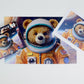 Teddy In Space 100 Piece Wooden Jigsaw Puzzle