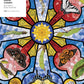 David Cohen: Butterfly Rose Window 1000 Piece Jigsaw Puzzle