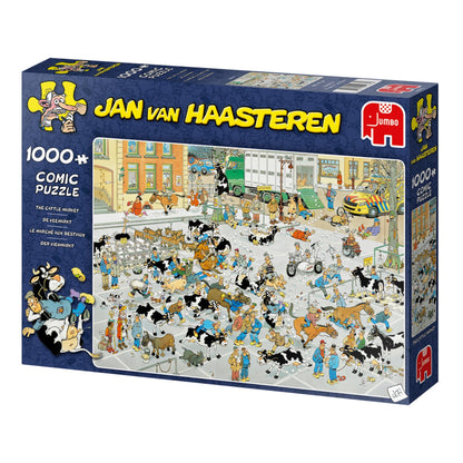 Jan Van Haasteren Cattle Market 1000 Piece Jigsaw Puzzle