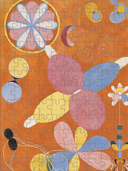 Hilma af Klint 120-Piece Double-Sided Jigsaw Puzzle Set