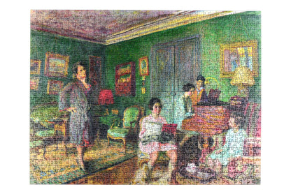 Madame Andre Wormser and her Children - National Gallery 1000 Piece Jigsaw Puzzle