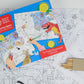 Natural History Museum Colouring 2 x 100 Piece Jigsaw Puzzle Set