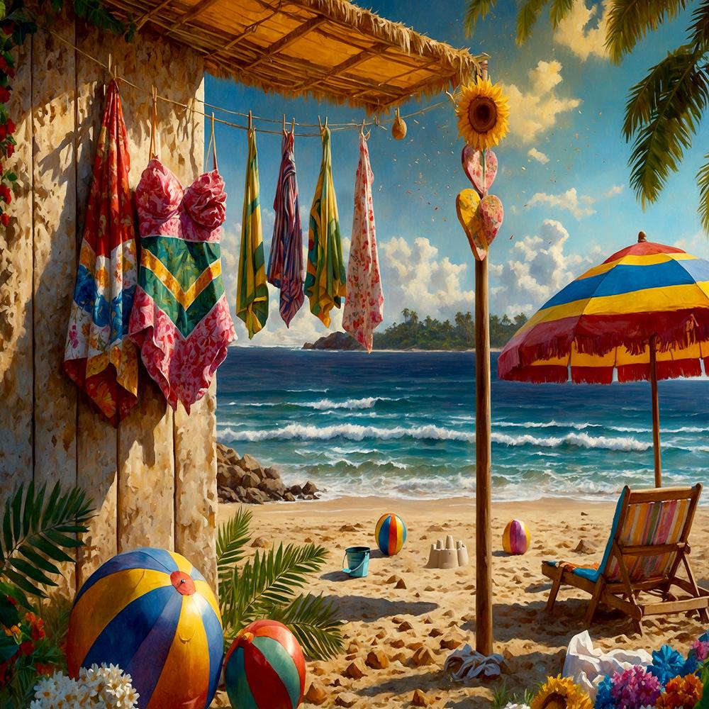 Beach Life 1000 piece jigsaw puzzle